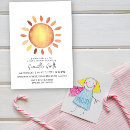 Recherche de soleil baby shower invitations Arc en ciel