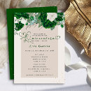 Recherche de fleurs vertes invitations Chic