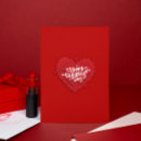 Recherche de rétro valentine invitations Minimaliste