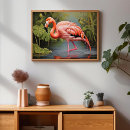 Suche nach vintage flamingo poster Tierwelt