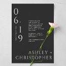 Recherche de rupture invitations Minimaliste