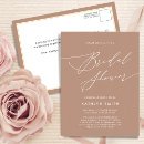 Recherche de boho bridal shower invitations Minimaliste