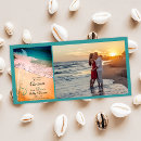 Recherche de beach wedding save the dates Turquoise