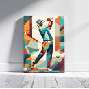 Recherche de joueur de golf posters Illustration