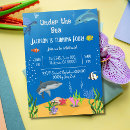 Recherche de tortue de mer invitations D'anniversaire