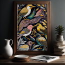 Suche nach aquarell vogels poster Abstrakt