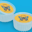 Recherche de papillon orange autocollants Bleu