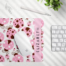 Recherche de coccinelle rose tapis souris Pour elle