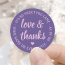 Recherche de thanks autocollants Amour et remerciements