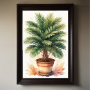 Suche nach palm tree poster Aquarell