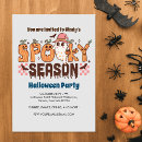 Suche nach geister halloween einladungen Retro