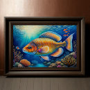 Suche nach große fische poster Bunt