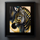 Suche nach buntes zebra poster Aquarell