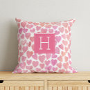 Recherche de aquarelle rose coussins Girly