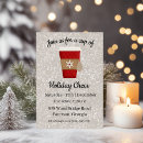 Recherche de café de noël invitations Rouge