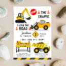 Recherche de construction truck invitations Enfants