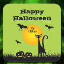 Recherche de chat halloween autocollants Noir