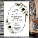 Recherche de black and white floral invitations Vintage