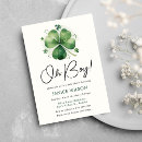 Recherche de shamrock baby shower invitations Aquarelle