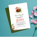 Suche nach ladybug shower baby einladungen Aquarell