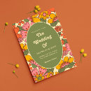 Suche nach retro blumenmuster einladungen Vintage