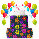 Recherche de anniversaire de fleur papier cadeau Girl