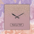 Recherche de scintillant horloges Monogrammé