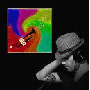Recherche de trompette jazz posters Abstrait