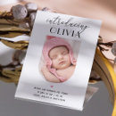 Recherche de annonces modernes de naissance invitations Calligraphie