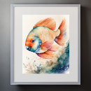 Recherche de poissons de perroquet Coloré
