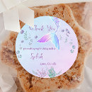 Recherche de little mermaid autocollants Rose