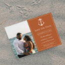 Recherche de burnt orange save the dates Simple