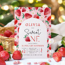 Recherche de berry sweet one anniversaire invitations Baies 1er anniversaire