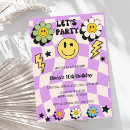 Recherche de happy face invitations Rétro