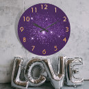Suche nach lila uhr wanduhren Funkeln