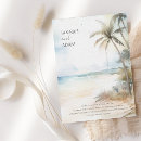 Suche nach palm tree wedding einladungen Aquarell