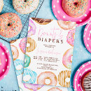 Recherche de pour les beignets invitations Beignets d'aquarelle mignons