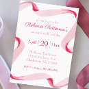 Recherche de pink ribbon invitations Girly