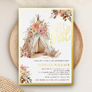 Recherche de teepee invitations Rose et or
