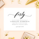 Recherche de chic 40ans anniversaire invitations Moderne