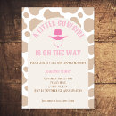 Recherche de cow baby shower invitations Impression de vache