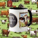 Suche nach kuhliebhaber geschenke Monogramm