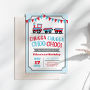 Recherche de train choo invitations Train chugga chugga