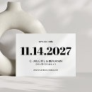 Recherche de chic wedding save the dates Moderne