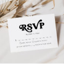 Recherche de rsvp noir Minimaliste