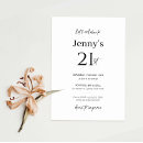 Recherche de 21ème invitations Vingt et un