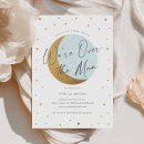 Recherche de over the moon invitations Bleu