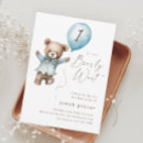 Recherche de teddy bear anniversaire invitations Simple