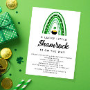 Recherche de irlandais chanceux invitations Petit shamrock chanceux