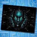 Recherche de intelligence artificielle cartes postales Robotique